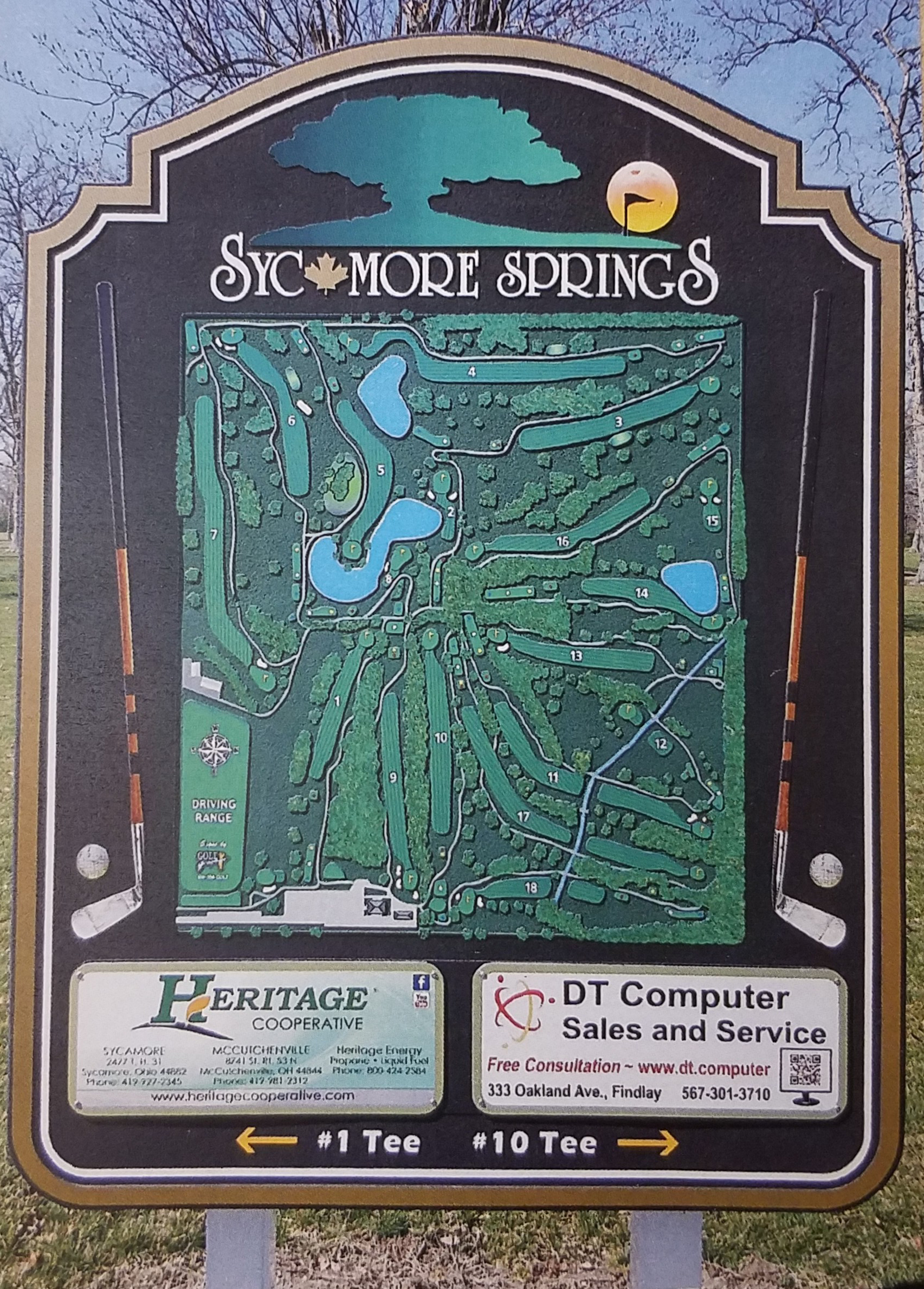 Golf sign